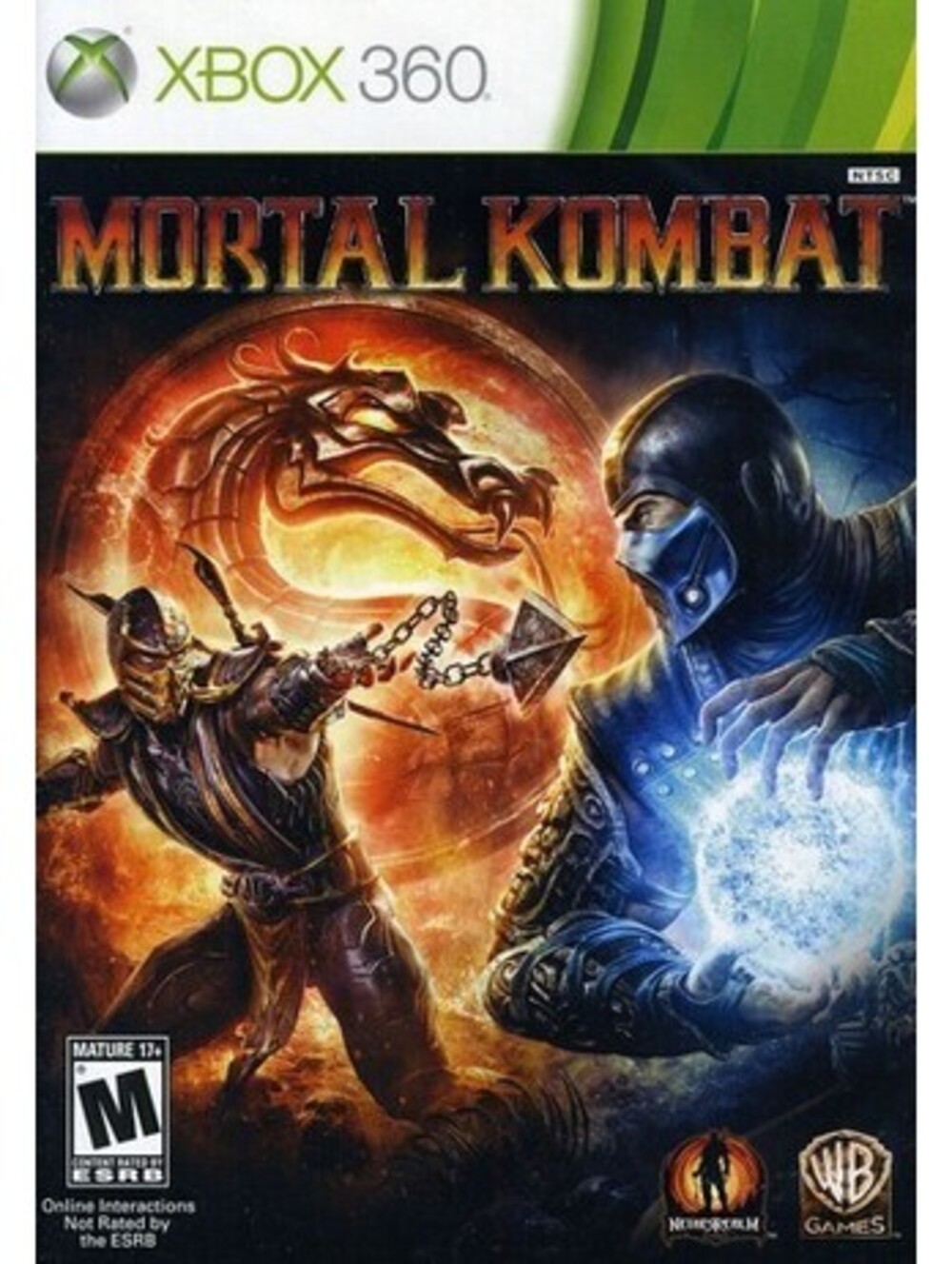 Mortal Kombat - Xbox 360 - New Case. Tested. No Scratches. Cib. Resealed. 